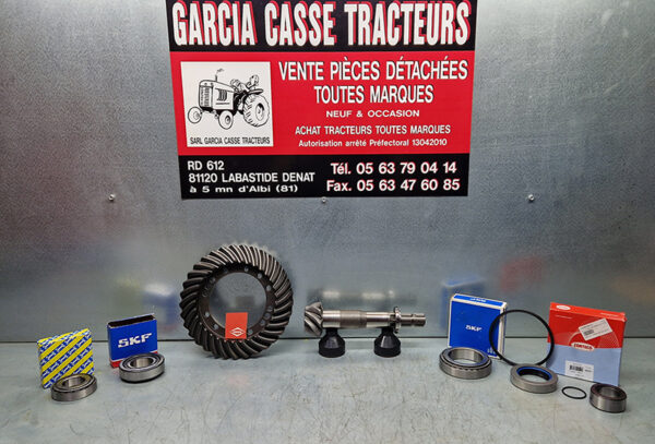 COUPLE CONIQUE PONT AVANT MASSEY FERGUSON 6245 NEUF