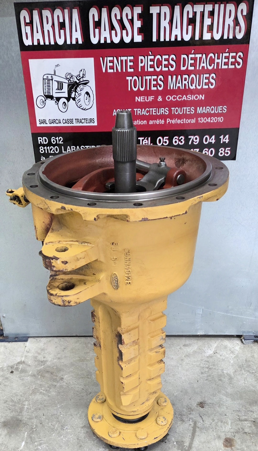 TROMPETTE TRACTO PELLE FORD 655